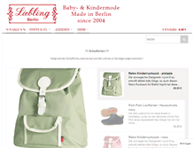 Tablet Screenshot of liebling-berlin.de